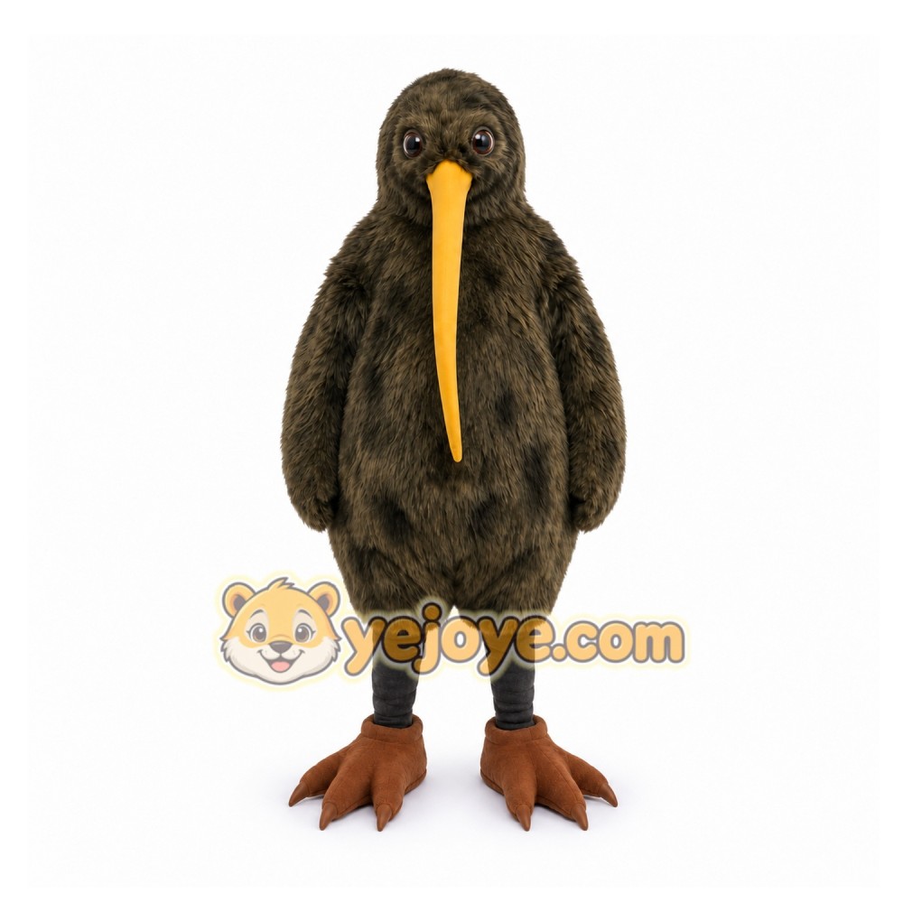 Brown Kiwi Bird Mascot Costume for Events and Promotions
