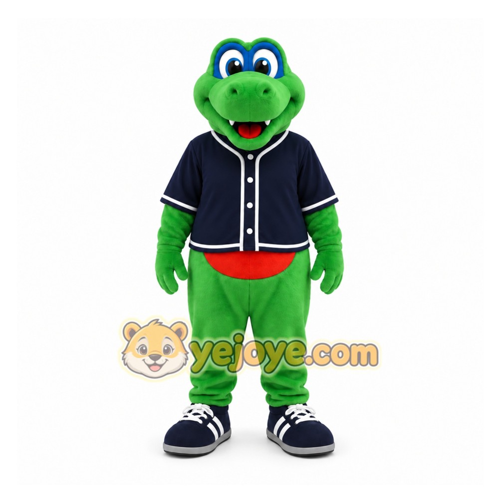 Green Alligator Mascot Costume for Events and Promotions Green Alligator Mascot Costume for Events and Promotions