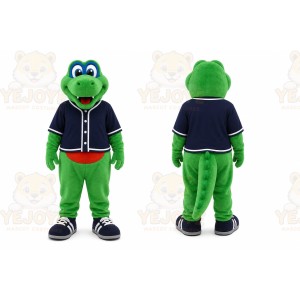 Green Alligator Mascot Costume for Events and Promotions