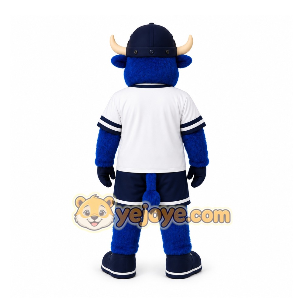 Blue Bull Mascot Costume for Sports Events Blue Bull Mascot Costume for Sports Events