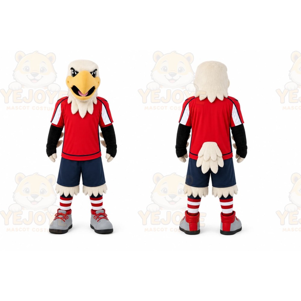 White Eagle Mascot Costume for Sports Events