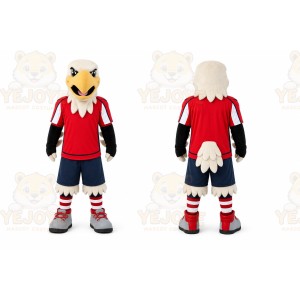 White Eagle Mascot Costume for Sports Events