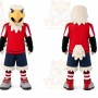 White Eagle Mascot Costume for Sports Events
