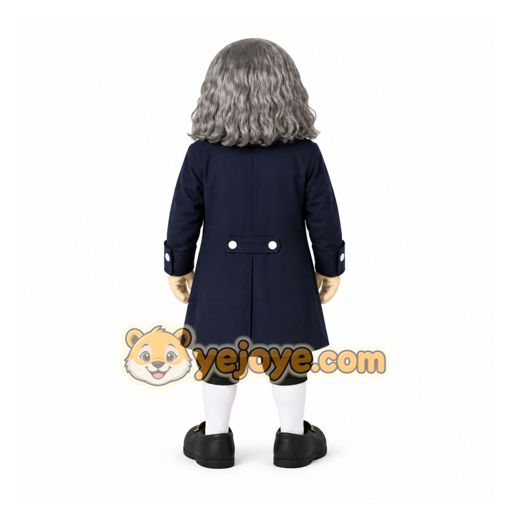 Black Historical Figure Mascot Costume for School Events