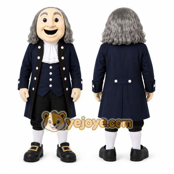 Black Historical Figure Mascot Costume for School Events