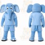 Blue Elephant Mascot Costume for Children's Events