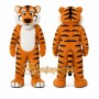 Orange Tiger Mascot Costume for Sports Events