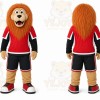 Orange Lion Mascot Costume for Sports Events