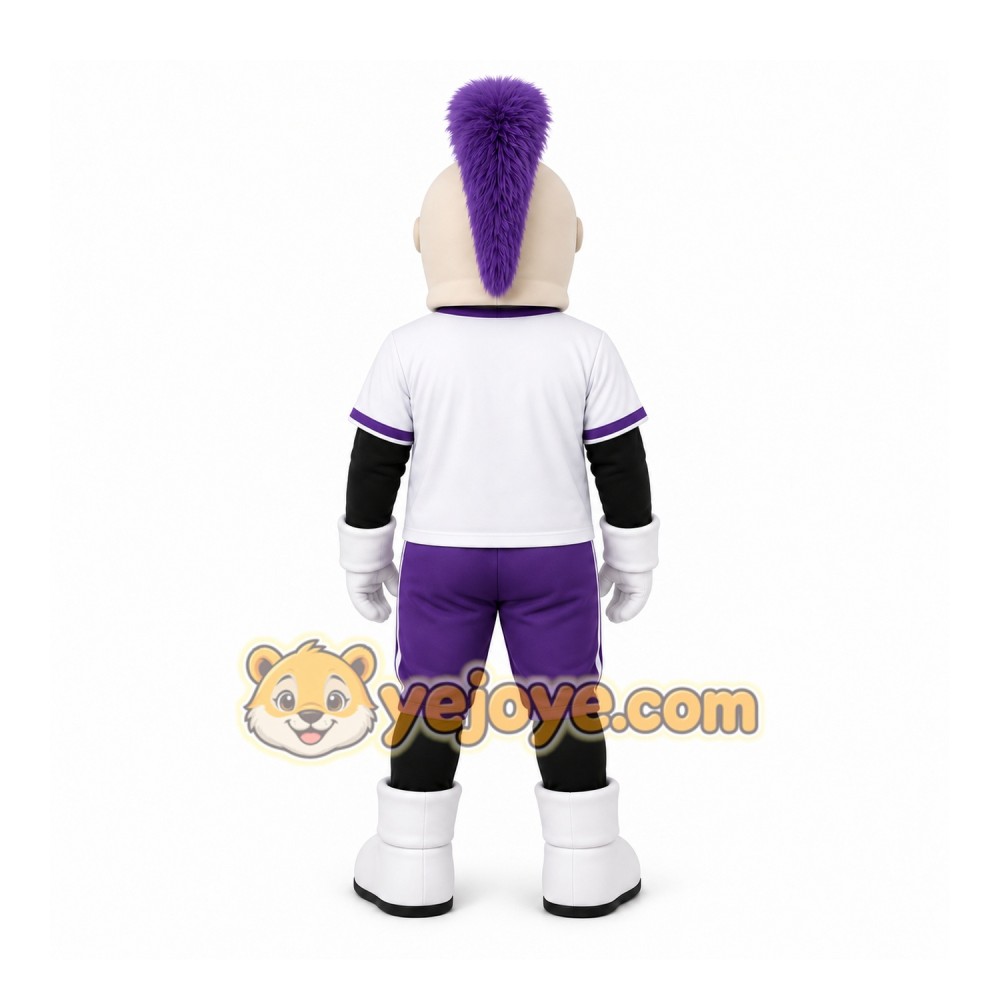 White Knight Mascot Costume for Sports Events White Knight Mascot Costume for Sports Events