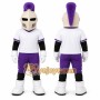 White Knight Mascot Costume for Sports Events