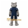 Gray Wolf Mascot Costume for Sports Events Gray Wolf Mascot Costume for Sports Events