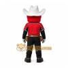 Red Bird With Cowboy Hat Mascot Costume for Sports Events