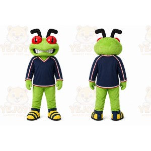 Green Grasshopper Mascot Costume for Events and Promotions