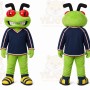 Green Grasshopper Mascot Costume for Events and Promotions