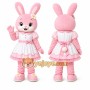 Pink Rabbit Mascot Costume for Events and Promotions