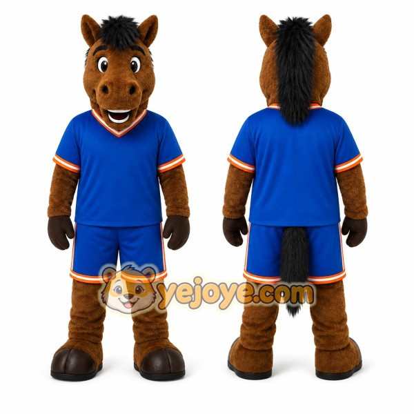 Brown Horse Mascot Costume for Events and Promotions