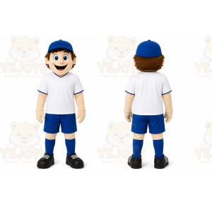 Blue Boy Mascot Costume for Events and Promotions