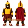 Yellow Roman Soldier Mascot Costume for Events and Promotions Yellow Roman Soldier Mascot Costume for Events and Promotions
