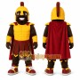 Yellow Roman Soldier Mascot Costume for Events and Promotions