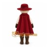 Red Musketeer Mascot Costume for Events and Promotions