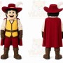 Red Musketeer Mascot Costume for Events and Promotions