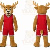 Brown Deer Mascot Costume for Sports Events