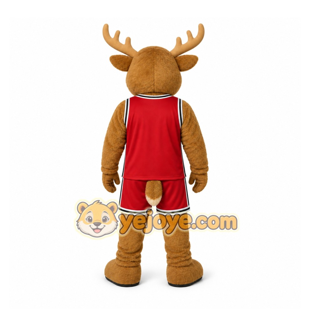 Brown Deer Mascot Costume for Sports Events Brown Deer Mascot Costume for Sports Events