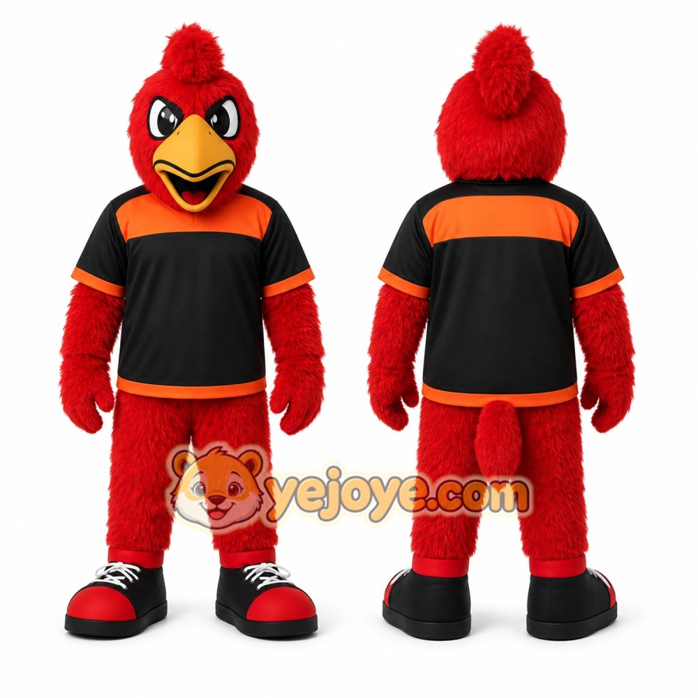 Red Bird Mascot Costume for Sports Events Red Bird Mascot Costume for Sports Events