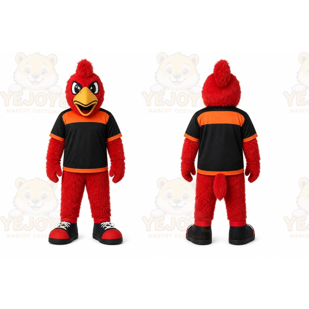 Red Bird Mascot Costume for Sports Events