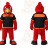 Red Bird Mascot Costume for Sports Events