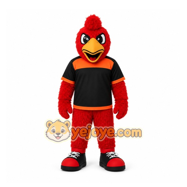 Red Bird Mascot Costume for Sports Events