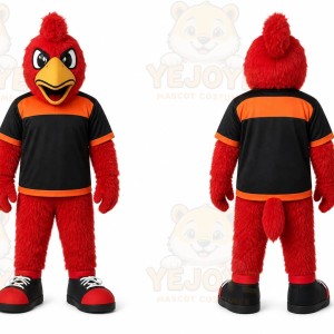 Red Bird Mascot Costume for Sports Events
