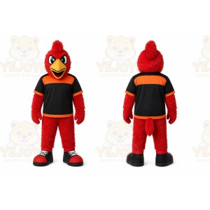 Red Bird Mascot Costume for Sports Events