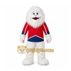 White Yeti Mascot Costume for Sports Events White Yeti Mascot Costume for Sports Events