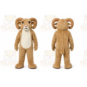 Brown Ram Mascot Costume for Events and Promotions
