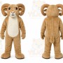 Brown Ram Mascot Costume for Events and Promotions