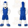White Horse Mascot Costume for Sports Events