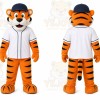 Orange Tiger Mascot Costume for Sports Events