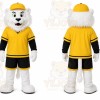 White Lion Mascot Costume for Sports Events