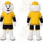 White Lion Mascot Costume for Sports Events