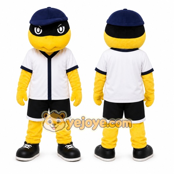 Yellow Bird Mascot Costume for Sports Events