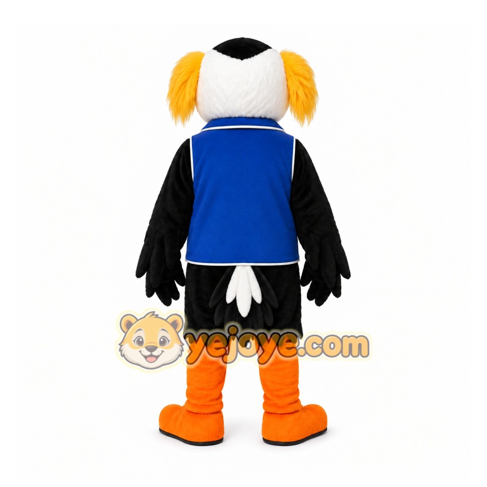 Black Bird Mascot Costume for Events and Promotions
