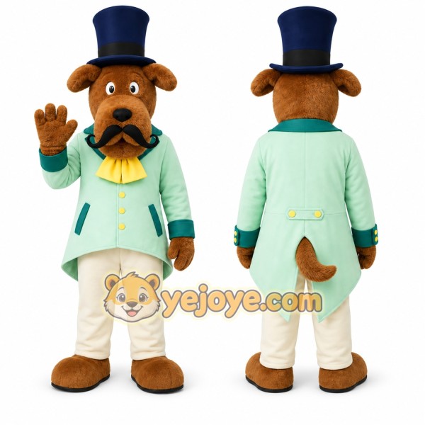 Brown Dog Mascot Costume for Events and Promotions