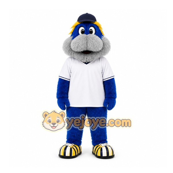 Blue Animal Monster Mascot Costume for Events and Promotions