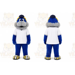Blue Animal Monster Mascot Costume for Events and Promotions