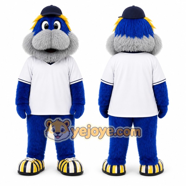 Blue Animal Monster Mascot Costume for Events and Promotions