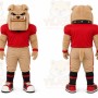 Tan Bulldog Mascot Costume for Events and Promotions