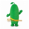 Green Pickle Mascot Costume for Events and Promotions Green Pickle Mascot Costume for Events and Promotions