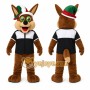 Brown Dog Mascot Costume for Events and Promotions