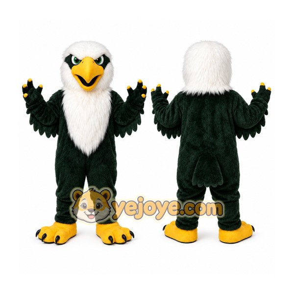 Black Eagle Mascot Costume for Events and Promotions